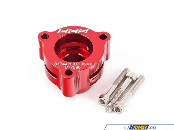 ECS MINI Atmospheric Diverter Valve Spacer - Red Anodized  019449LA01-03