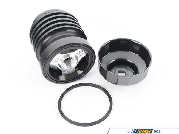 K&P Engineering High Performance Stainless Steel Oil Filter - Black S15B