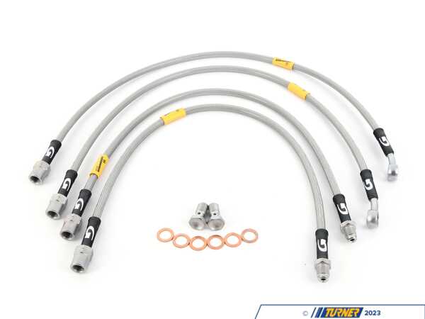 Goodridge BMW E53 G-Stop Stainless Steel Brake Line Kit - Front & Rear 31050