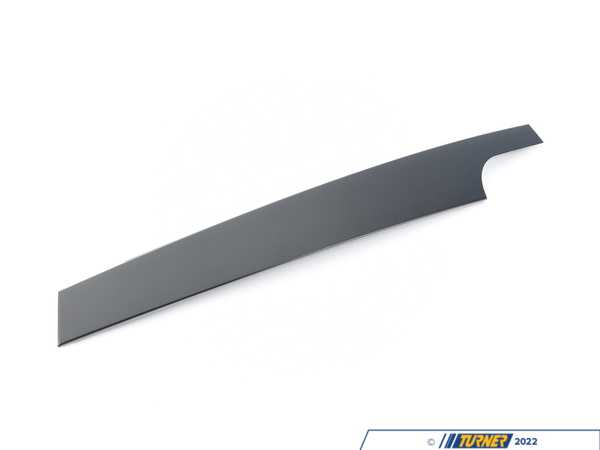 Genuine BMW COVER, COLUMN B, DOOR, FRONT 51337393410