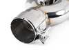 Turner Motorsport Turner Motorsport Rolled Angle Exhaust Tip - 3.0 Inlet - 3.0 OD - Stepped Left - Chrome 026732TMS02-13 View 2