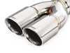 Turner Motorsport Turner Motorsport Rolled Angle Exhaust Tip - 3.0 Inlet - 3.0 OD - Stepped Left - Chrome 026732TMS02-13 View 3