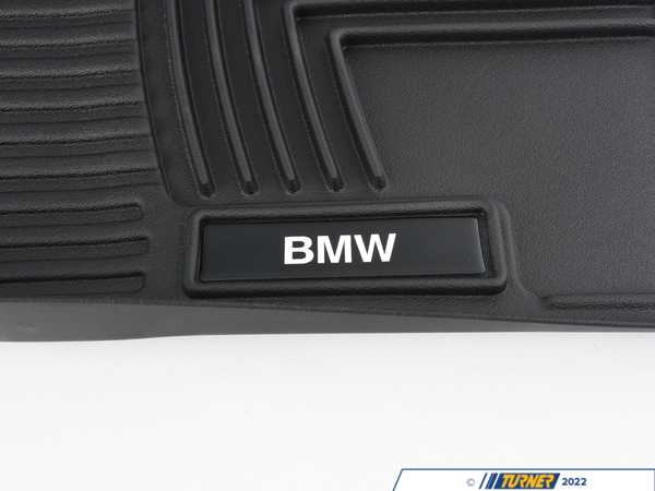 Genuine BMW Genuine BMW All Weather Floor Liners Front - Black - F10 82112220876