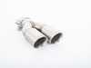 Turner Motorsport Turner Motorsport BMW Double Wall Slash Cut Exhaust Tip - 2.5 Inlet - 3.0 OD - Stepped Left - Brushed Stainless 026732TMS06-01 View 1