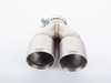 Turner Motorsport Turner Motorsport Double Wall Straight Cut Exhaust Tip - 3.0 Inlet - 3.5 OD - Stepped Left - Brushed Stainless 026732TMS06-16 View 2