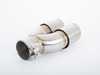 Turner Motorsport Turner Motorsport Double Wall Straight Cut Exhaust Tip - 3.0 Inlet - 3.5 OD - Stepped Left - Brushed Stainless 026732TMS06-16 View 3