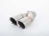 Turner Motorsport Turner Motorsport Double Wall Straight Cut Exhaust Tip - 3.0 Inlet - 3.5 OD - Stepped Left - Brushed Stainless 026732TMS06-16 View 4