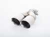 Turner Motorsport Turner - Dual Tip Double Wall Slash Cut Exhaust Tip - 3.0 Inlet - 3.5 OD - Stepped Left - Mirror 026732TMS02-16 View 4