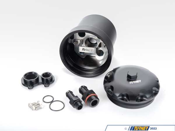 Turner Motorsport Turner Straight Mount Triple Baffled Power Steering Reservoir 004898LA01SKT