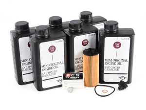 MINI Oil Service Kit Gen 3 1.5L 0w-30 - Priced As Kit