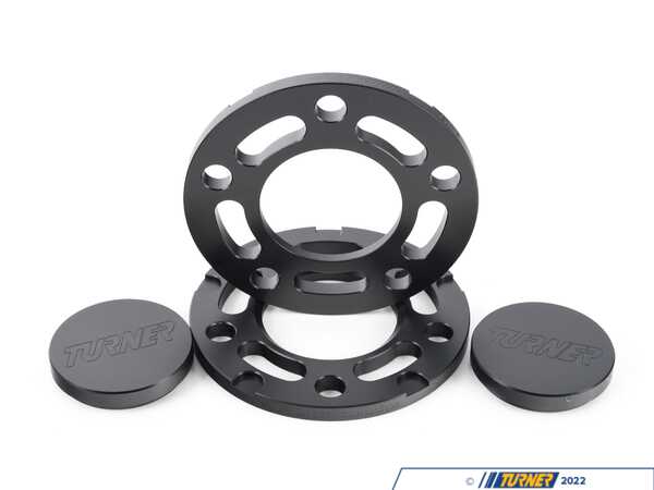 Turner Motorsport Turner BMW 10mm Front Wheel Spacer and Hub Extender Kit - E24, E28, E30 M3, E31, E32, E34, E36, E38, E46, Z3, Z4 TWH9905002K1