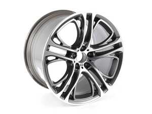 Genuine BMW Gloss-turned Light Alloy Rim - 36116854566