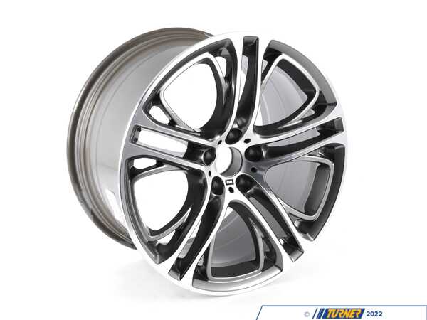 Genuine BMW Genuine BMW Gloss-turned Light Alloy Rim - 36116854566 36116854566