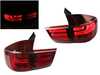 Depo E70 LCI Style Tail Light Set w/ LED Accent Bars - Red/Clear 444-1961FXAE-CR View 2