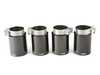 Turner Motorsport Turner 4" Double Wall Exhaust Tip W/ Polished Black Chrome Finish - Set Of Four 026374tms01-08KT View 1