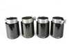 Turner Motorsport Turner 4" Double Wall Exhaust Tip W/ Polished Black Chrome Finish - Set of Four 026374tms02-08KT View 1