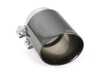 Turner Motorsport Turner 4" Universal Double Wall Exhaust Tip W/ Polished Black Chrome Finish  026374TMS02-08 View 2