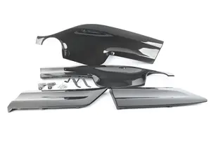 Karbonius E46 M3 CSL Carbon Door Panel Insert Set 1x1 Weave - Gloss Finish