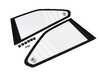 HARD Motorsport E36 Abrasion Resistant Polycarbonate "CUP Style" Rear Windows - Pair E36RWINDW2DCUP View 1