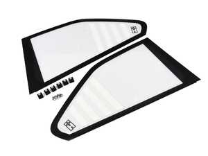 E36 Abrasion Resistant Polycarbonate "CUP Style" Rear Windows - Pair