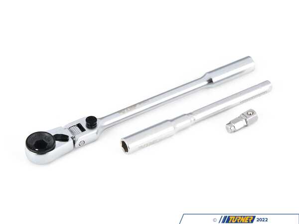 VIM Tools 3 Piece 1/4" Mini Flex Bit/Socket Ratchet & T-handle RFB400K
