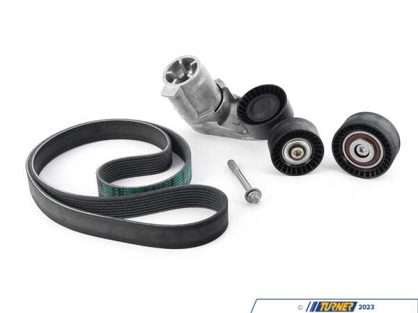 Genuine BMW Set, belts for water pump, alternator, E70 X5 3.5 11282449733