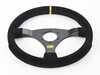 OMP OMP 320 Carbon S Steering Wheel - 320mm |Black/Yellow Suede OD/2032 View 3