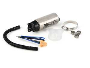 DeatschWerks DW400 415 LPH Compact Fuel Pump W/ 9-1052 Install Kit (E36/E46)