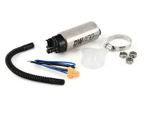 DeatschWerks DW400 415 LPH Compact Fuel Pump W/ 9-1052 Install Kit (E36/E46)