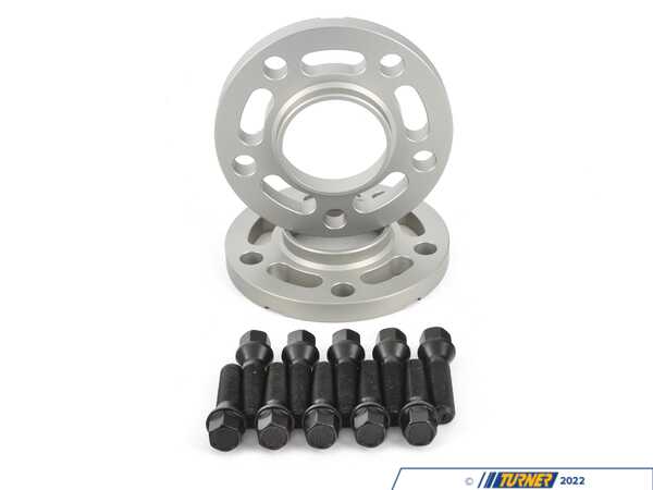 Turner Motorsport Turner Silver BMW 15mm Wheel Spacer & Bolt Kit - F01,F02,F06,F07,F10,F11,F12,F13,F2X,F3X,F87 TWH9905015kt3