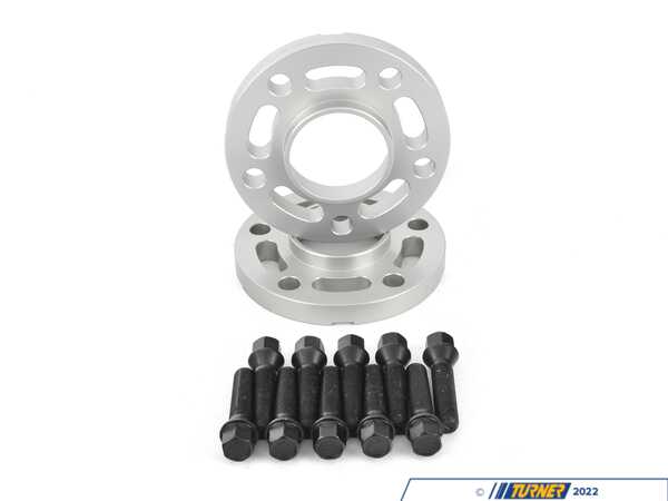 Turner Motorsport Turner Silver BMW 17.5mm Wheel Spacer and Extended Bolts Kit - F01,F02,F07,F10,F11,F12,F13,F2X,F30,F32,F33,F87 TWH9905018kt3