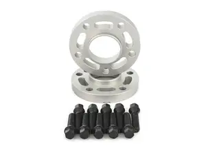 Turner Silver BMW 20mm Front Wheel Spacer and Extended Bolts Kit - F01,F02,F07,F10,F11,F12,F13,F2X,F30,F32,F33,F87