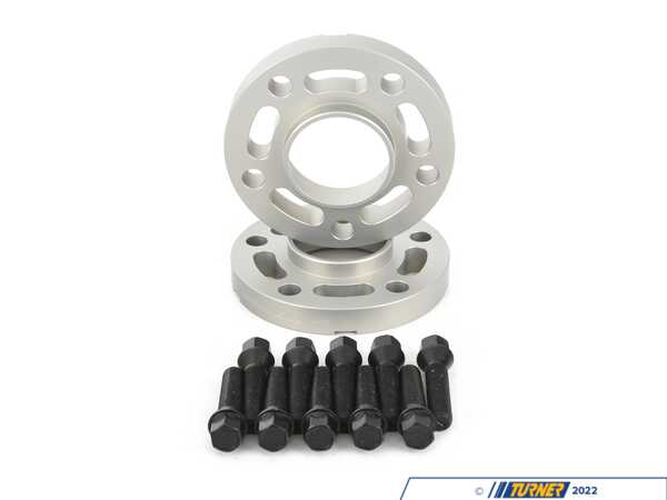 Turner Motorsport Turner Silver  BMW 20mm Front Wheel Spacer and Extended Bolts Kit - F01,F02,F07,F10,F11,F12,F13,F2X,F30,F32,F33,F87 TWH9905020kt3
