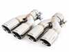 Turner Motorsport Turner Stepped Exhaust Set - Mirror Double Wall Slash Cut  026732tms02-01KT View 1