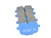 EBC Rear BlueStuff NDX Trackday Brake Pad Set for G30 G8X DP52089NDX View 5