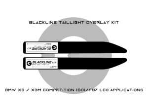 Blackline Taillight Overlay Kit - F97/G01 X3/X3M