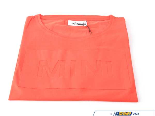 Genuine MINI MINI T-Shirt Women's Jersey Coral - L 80142454907