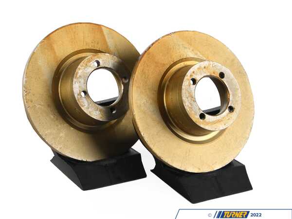 Genuine BMW Front Brake Rotors - Pair (240X10) 34111117422KT