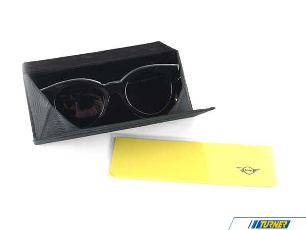 Genuine MINI MINI Contrast EDGE PANTO SUNGLASSES / Black / Energetic Yellow 80255A0A704
