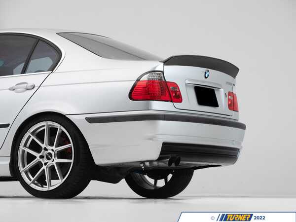 Turner Motorsport Turner Carbon Fiber High Kick Spoiler - E46 Sedan 046636LA01