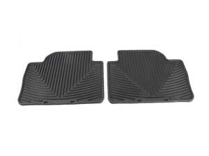 Rear All-weather Rubber Floor Mats - Black - F30