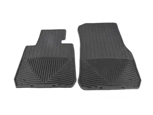 Front All-weather Rubber Floor Mats - Black 