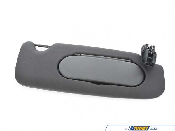 Genuine MINI Genuine MINI Sun Visor With Label, Right Schwarz - 51167382110 51167382110
