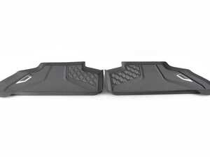 Genuine BMW Rear Rubber Floor Mat Set - Black - G05 X5