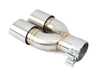 Turner Motorsport Turner Motorsport Double Wall Slash Cut - 2.5 Inlet 3.0 OD - Stepped Right - Brushed Stainless 026732TMS06-02 View 2