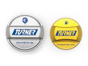 Turner X Goldenwrench Motorsport Edition Cap Set - Silver & Gold - F Chassis - (NO LONGER AVAILABLE)