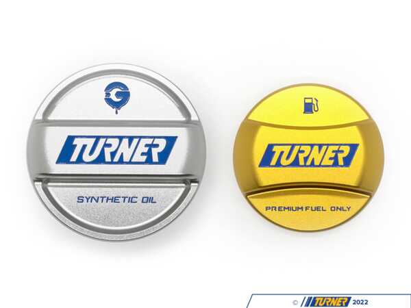 Turner Motorsport Turner X Goldenwrench Motorsport Edition Cap Set - Silver & Gold - F Chassis - (NO LONGER AVAILABLE) TMS-FSET-V2