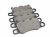 Pagid Racing RSC1 Black Ceramic Composite Disc Brake Pads - Rear 4925RSC1 View 1