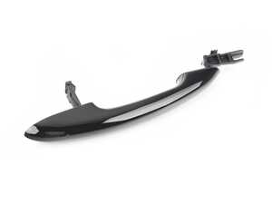 Door Handle Piano Black Rear - Right