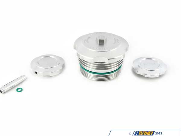 Vargas Turbo Technologies VTT N5X/S55/N2X Triple Billet Cap Kit - Clear - BMW N20/52/54/55 TRIPLECAPCLR1
